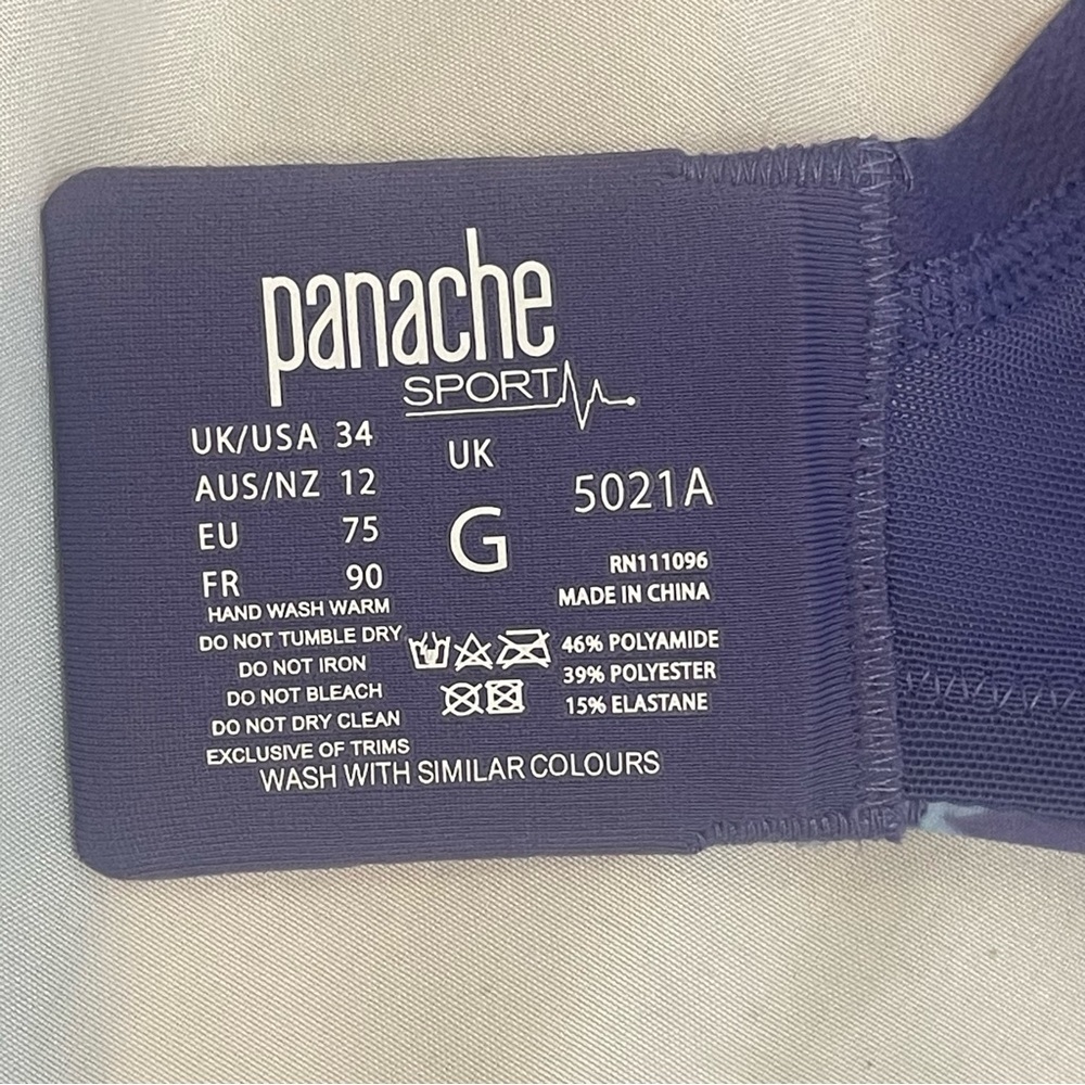 Panache Bras Lot of 2 Size 34 NWT Both Tye Dye Print - Picture 15 of 16